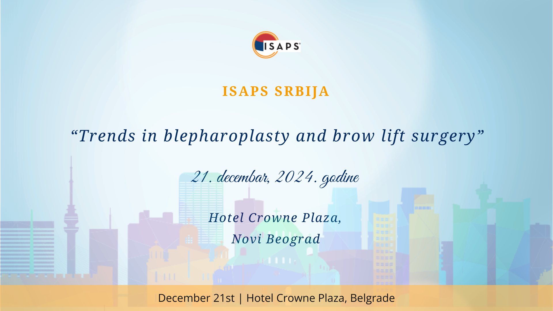 Isaps days Belgrade 2024